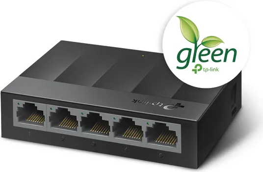 TP-LINK LS1005G LS1005G LITEWAVE 5-PORT GIGABIT DESKTOP SWITCH, 5 GIGABIT RJ45 PORTS, DE (2 / 8)