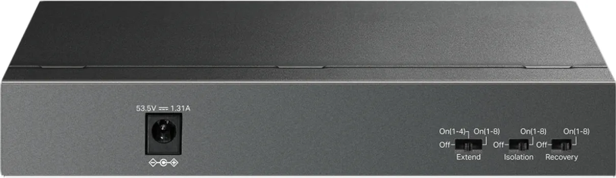 TP-LINK LS109P 9-PORT 10/100MBPS DESKTOP SWITCH WITH 8-PORT POE+, 63 W POE BUDGET, UP TO 250 M (3 / 4)