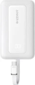 ANKER POWER BANK (10K, 30W, BUILT-IN USB-C CABLE) WHITE (3 / 3)