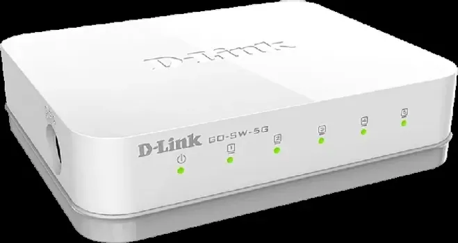 D-LINK SWITCH GO-SW-5G/E 5-PORT 10/100/1000MBPS COPPER GIGABIT ETHERNET SWITCH GO-SW-5G/E 5-PORT 10/100/1000MBPS COPPER GIGABIT ETHERNET (3 / 10)