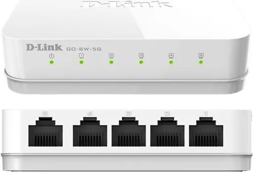 D-LINK SWITCH GO-SW-5G/E 5-PORT 10/100/1000MBPS COPPER GIGABIT ETHERNET SWITCH GO-SW-5G/E 5-PORT 10/100/1000MBPS COPPER GIGABIT ETHERNET (4 / 10)
