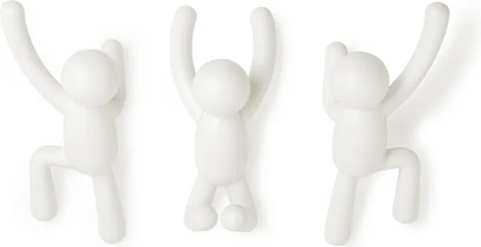 SOFABED BUDDY 3/1 SET ZIDNIH VJEŠAONIKA, BIJELA (1 / 10)