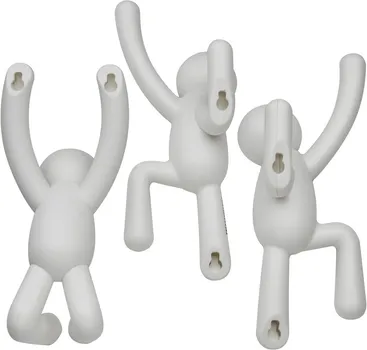 SOFABED BUDDY 3/1 SET ZIDNIH VJEŠAONIKA, BIJELA (2 / 10)