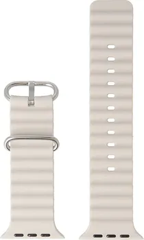 SWISSTEN APPLE WATCH SILICONE BAND MARINE STRAPS 42-49MM (STONE GREY) 130941 SWISSTEN APPLE WATCH SILICONE BAND MARINE STRAPS 42-49MM (STONE GREY) - SILIKONSKA NARUKVICA ZA APPLE WATCH (1 / 3)
