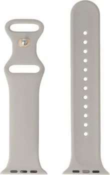 SWISSTEN APPLE WATCH SILICONE BAND 38-41MM (STONE GRAY) 131011 SWISSTEN SILICONE BAND FOR APPLE WATCH, STONE GRAY 38-41MM (46000107) - NARUKVICA ZA APPLE WATCH (1 / 3)