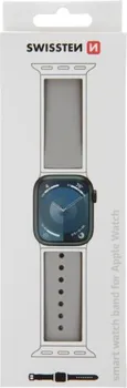 SWISSTEN APPLE WATCH SILICONE BAND 38-41MM (STONE GRAY) 131011 SWISSTEN SILICONE BAND FOR APPLE WATCH, STONE GRAY 38-41MM (46000107) - NARUKVICA ZA APPLE WATCH (2 / 3)