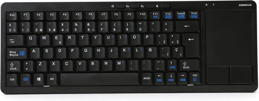 TASTATURA BEŽIČNA US OMEGA ZA SMART TV CRNA + TOUCHPAD (1 / 1)