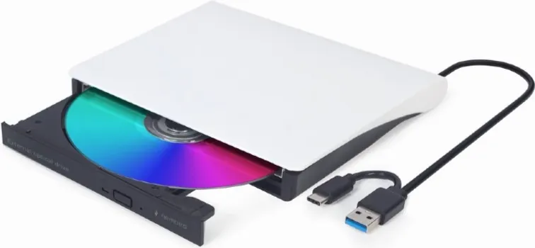 GEMBIRD EKSTERNI USB DVD REZAČ, SILVER (1 / 2)