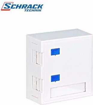 SCHRACK TOOLLESS LINE-NAZIDNA UTIČNICA ZA 2 MODULA, 68X65X30MM (2 / 2)