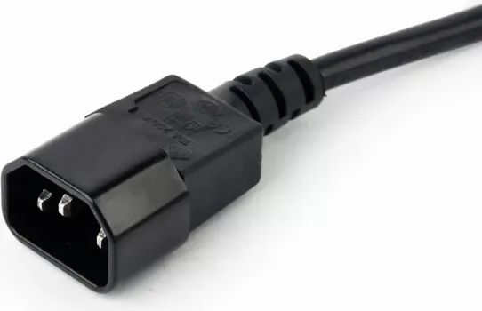 UPS POWER STRIP, 3 SCHUKO SOCKETS, FUSED SWITCH, 16 A, C14 PLUG, 0.6 M CABLE, BLACK (2 / 3)