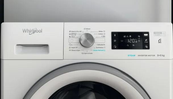 WHIRLPOOL FFWDB 964369 SV EE, KAPACITET PRANJA: 9 KG, KAPACITET SUŠENJA: 6 KG (7 / 10)