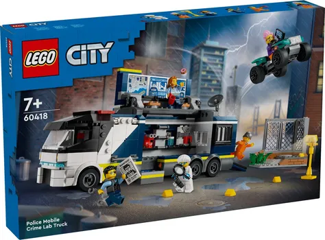 LEGO CITY 60418 POLICE MOBILE CRIME LAB TRUCK 7+ (2 / 14)