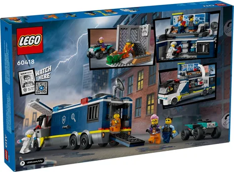 LEGO CITY 60418 POLICE MOBILE CRIME LAB TRUCK 7+ (4 / 14)