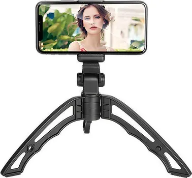 APEXEL APL-JJ04 POSTOLJE ZA TELEFON - MATERIJAL: ABS PLASTIKA + NERĐAJUĆI ČELIK + GUMA - BOJA: CRNA - ZA MOBILNE TELEFONE I DIGITALNE SLR FOTOAPARATI (2 / 4)