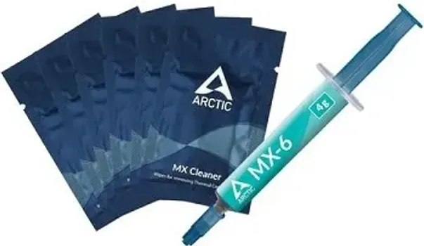 ARCTIC MX-6 4G PREMIUM TERMALNA PASTA ZA PROCESORE + 6 KOM MX CLEANER ACTCP00084A (1 / 1)