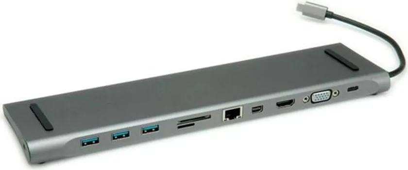 ROTRONIC USB-C DOC STATION 4K HDMI / VGA / 2xUSB / SD/MICROSD CARD READER / USB-C PD / GIGABIT ETHERNET (1 / 2)