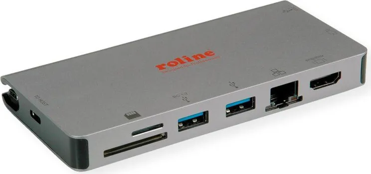 ROTRONIC USB-C DOC STATION 4K HDMI / VGA / 2xUSB / SD/MICROSD CARD READER / USB-C PD / GIGABIT ETHERNET (1 / 1)