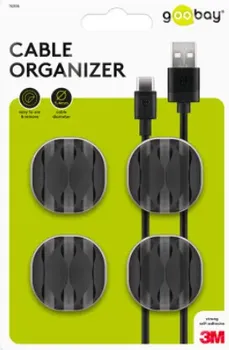 GOOBAY ORGANIZER ZA KABLOVE 3 KANALA, BLACK (1 / 5)
