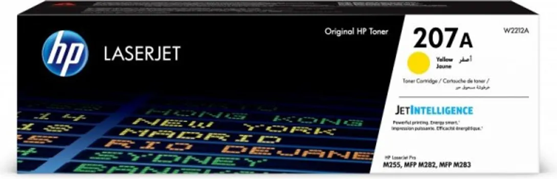 HP 207A YELLOW ORIGINAL LASERJET TONER CARTRIDGE (W2212A) (1 / 1)