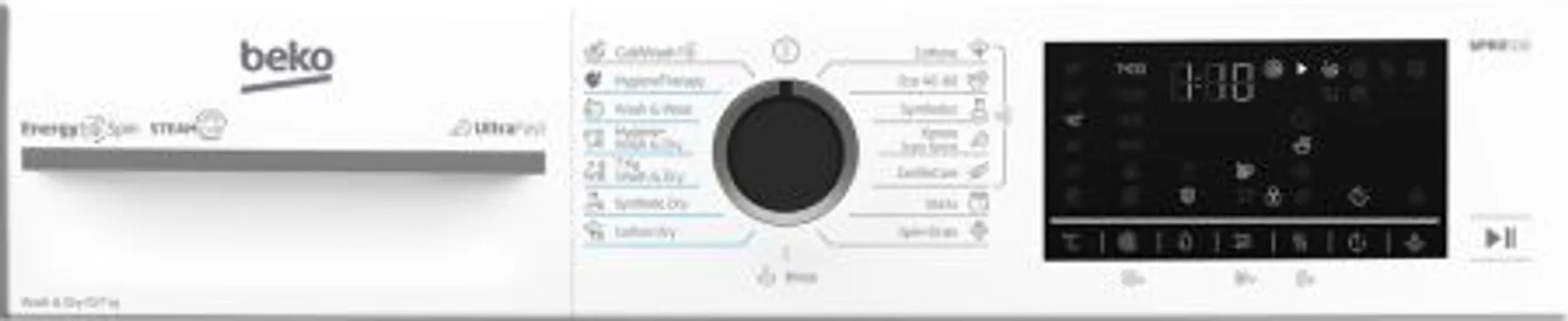 BEKO BM5DFT410442WB SAMOSTOJEĆA MAŠINA ZA PRANJE I SUŠENJE │ ENERGETSKA EFIKASNOST KLASA D │ KAPACITET PRANJA 10 KG │ KAPACITET SUŠENJA 7 KG │ MAKSIMALNA BRZINA CENTRIFUGE 1400 RPM │ NIVO BUKE 76 DBA │ PROSMART INVERTER MOTOR │ 15 PROGRAMA PRANJA I SUŠENJA (3 / 5)