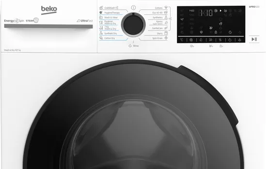 BEKO BM5DFT410442WB SAMOSTOJEĆA MAŠINA ZA PRANJE I SUŠENJE │ ENERGETSKA EFIKASNOST KLASA D │ KAPACITET PRANJA 10 KG │ KAPACITET SUŠENJA 7 KG │ MAKSIMALNA BRZINA CENTRIFUGE 1400 RPM │ NIVO BUKE 76 DBA │ PROSMART INVERTER MOTOR │ 15 PROGRAMA PRANJA I SUŠENJA (5 / 5)