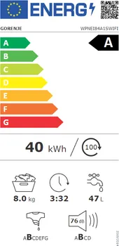 GORENJE WPNEI 84 A1SWIFI | 8KG/ 1400OB/MIN / 15 PROGRAMA (9 / 19)