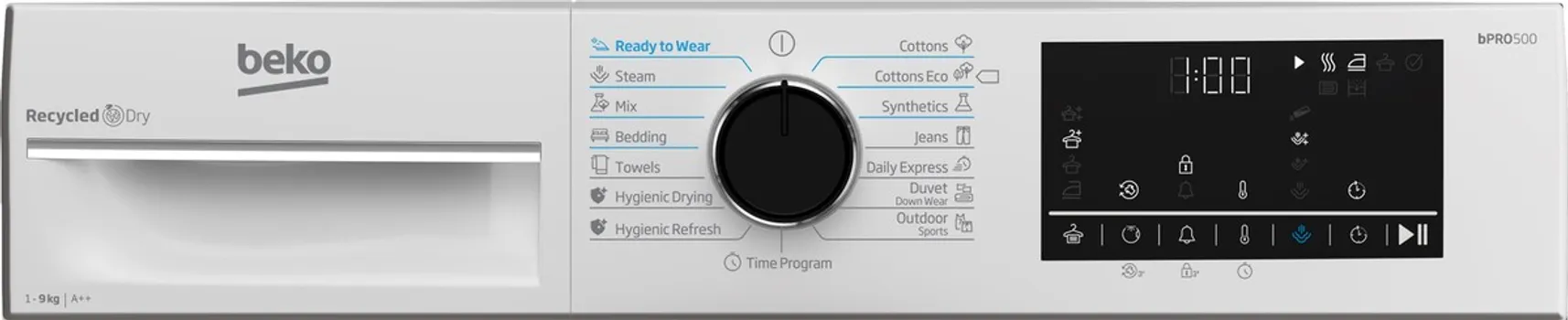 BEKO B5T69233 SA TOPLOTNOM PUMPOM, 9 KG / 15 PROGRAMA / A++ EN. KLASA (6 / 7)