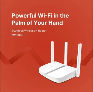 MERCUSYS 300MBPS WIRELESS NROUTER, 3X5DBI FIXED OMNIDIRECTIONAL ANTENNAS (4 / 4)