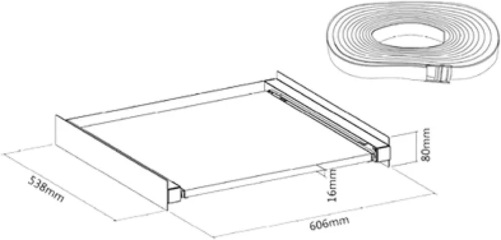 SUPERIOR POLICA ZA PERILICU I SUŠILICU S LADICOM TOWER PRO (2 / 4)