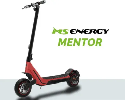 MS ENERGY MENTOR RED [60km max / 25 km/h / 500W / 120kg max] (8 / 12)