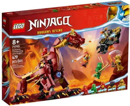 LEGO NINJAGO 71793 HEATWAVE TRANSFORMING LAVA DRAGON, 8G+ (4 / 4)