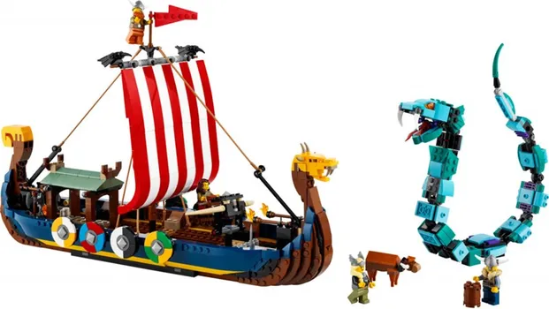 LEGO CREATOR 3-in-1 31132 VIKING SHIP AND THE MIDGARD SERPENT 9G (2 / 9)