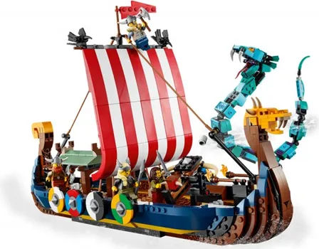 LEGO CREATOR 3-in-1 31132 VIKING SHIP AND THE MIDGARD SERPENT 9G (4 / 9)