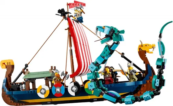 LEGO CREATOR 3-in-1 31132 VIKING SHIP AND THE MIDGARD SERPENT 9G (8 / 9)