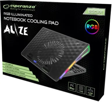 ESPERANZA EGC101 LAPTOP KULER │ RGB LED SVJETLO │ USB NAPAJANJE │ 76 CFM │ 800 RPM (5 / 5)