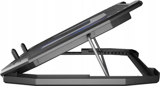 NATEC ORIOLE LAPTOP KULER │ KOMPATIBILNOST DO 17.3-INCH │ 3 VENTILATORA SA TROSTEPENOM REGULACIJOM BRZINE │ METALNI PANEL ZA BOLJU CIRKULACIJU VAZDUHA │ 7 PODEŠAVANJA UGLA NAGIBA │ USB NAPAJANJE (6 / 9)