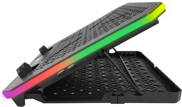 ESPERANZA EGC109 LAPTOP COOLER SA STALKOM ZA TELEFON │ LED POZADINSKO OSVJETLJENJE │ USB NAPAJANJE │ KOMPATIBILNA SA LAPTOPOVIMA DO 19 INČA │ 85 CFM (4 / 7)