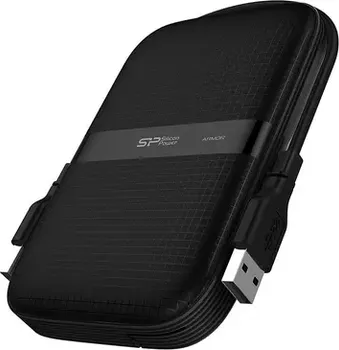 SILICON POWER ARMOR A60 1TB BLACK EKSTERNI HARD DISK │ IPX4 OTPORNOST NA VODU │ GUMENO KUĆIŠTE ZA ZAŠTITU │ POVRŠINA OTPORNA NA KLIZANJE I OGREBOTINE │ USB 3.2 GEN 1 INTERFEJS (2 / 3)