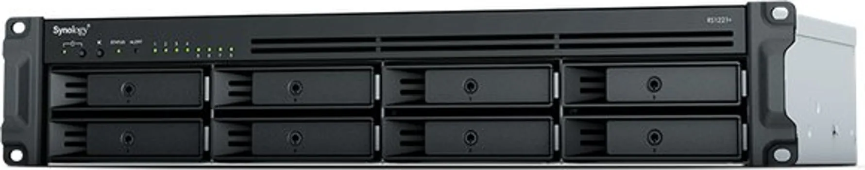 SYNOLOGY RACKSTATION RS1221+ | RACK 2U | 8-BAY 3.5 / 2.5 SATA HDD/SSD | AMD RYZEN V1500B | 4GB RAM (2 / 3)