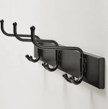 IKEA PINNIG ZIDNI ČIVILUK S 3 ZAKAČKE, CRNA (2 / 4)