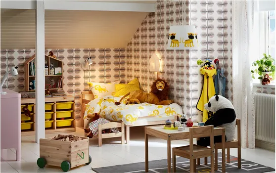 IKEA SNIGLAR OKVIR S LETVIČASTOM OSN. KREVETA, BUKOVINA, 70X160 CM (3 / 7)