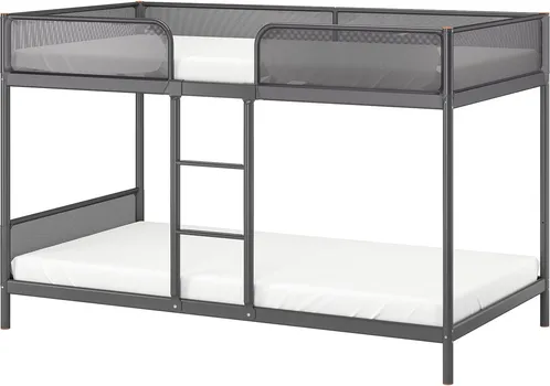 IKEA TUFFING OKVIR KREVETA NA SPRAT, TAMNOSIVA, 90X200 CM (1 / 7)