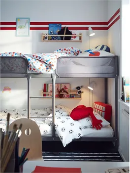 IKEA TUFFING OKVIR KREVETA NA SPRAT, TAMNOSIVA, 90X200 CM (7 / 7)