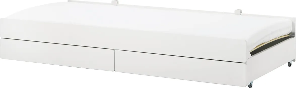 IKEA SLÄKT POTKREVET S ODLAGANJEM, BIJELA, 90X200 CM (2 / 4)