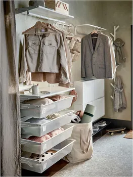 IKEA BOAXEL ŠIPKA ZA VJEŠALICE, BIJELA, 80 CM (2 / 3)