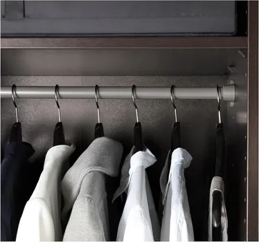 IKEA KOMPLEMENT ŠIPKA ZA VJEŠALICE, TAMNOSIVA, 75 CM (3 / 3)