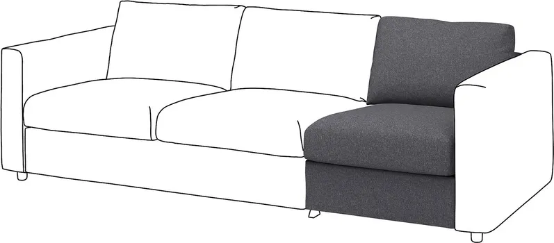 IKEA VIMLE NAVLAKA ZA JEDNOSJED, GUNNARED ZAGASITOSIVA (3 / 3)