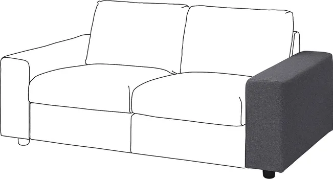 IKEA VIMLE NAVLAKA ZA RUKOHVAT, ŠIROKO/GUNNARED ZAGASITOSIVA (2 / 2)