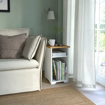 IKEA SKRUVBY POMOĆNI STOČIĆ, BIJELA, 40X32 CM (2 / 5)