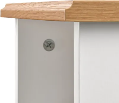 IKEA SKRUVBY POMOĆNI STOČIĆ, BIJELA, 40X32 CM (5 / 5)